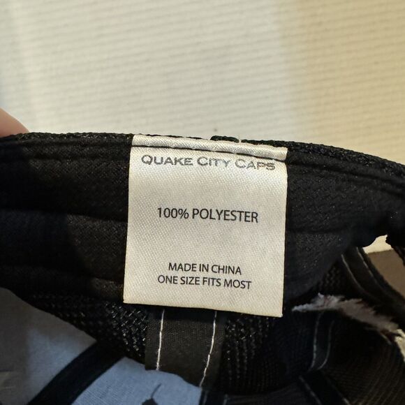 DELTAPINE Cotton Seed Farmer Trucker Hat Cap Gray Black Adjustable Xtendflex - Picture 13 of 13